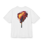 Unisex Oversize Graphic Box Tee-Firestarter