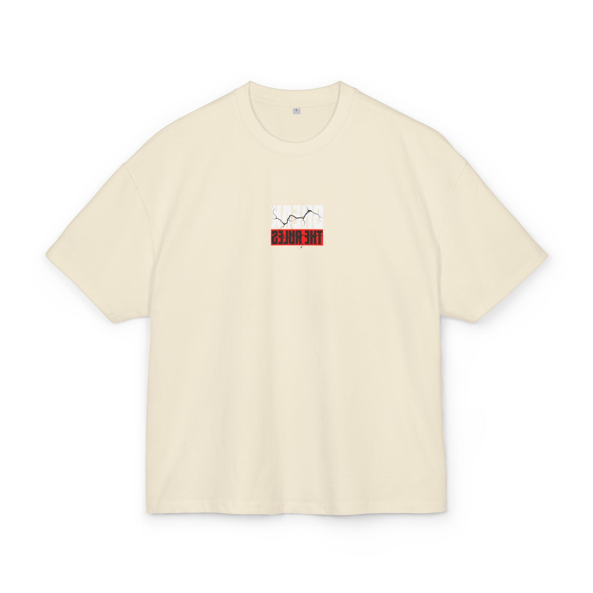 Skateboard Graphic Box Tee Dropped Shoulder Design - Unisex Heavy Cotton T-Shirt