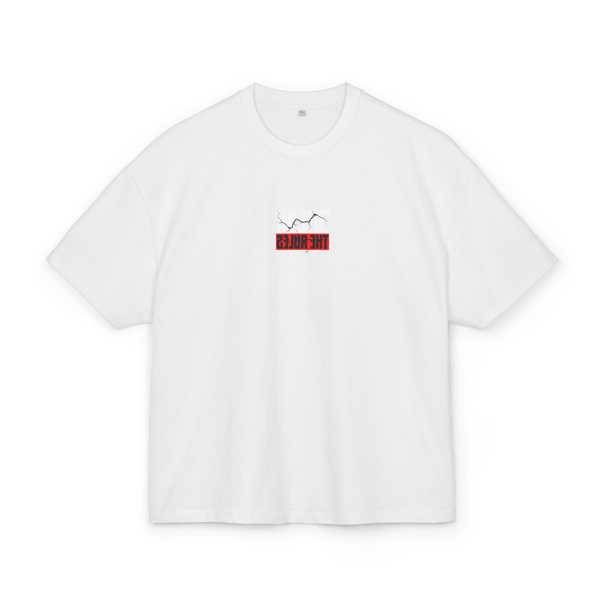 Skateboard Graphic Box Tee Dropped Shoulder Design - Unisex Heavy Cotton T-Shirt