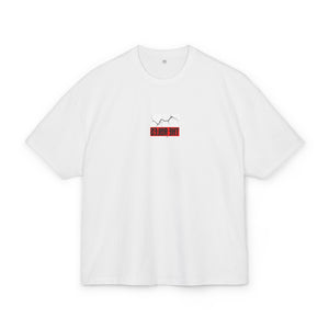 Skateboard Graphic Box Tee Dropped Shoulder Design - Unisex Heavy Cotton T-Shirt