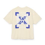Skateboard Graphic Box Tee Dropped Shoulder Design - Unisex Heavy Cotton T-Shirt