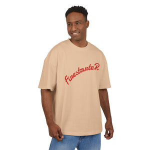 Unisex Oversize Graphic Box Tee-Firestarter
