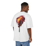 Unisex Oversize Graphic Box Tee-Firestarter