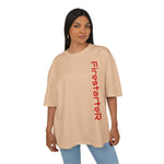 Unisex Oversize Graphic Box Tee-Firestarter