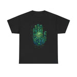Galaxy Palm Green Cosmic