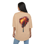 Unisex Oversize Graphic Box Tee-Firestarter