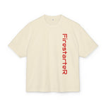 Unisex Oversize Graphic Box Tee-Firestarter