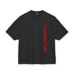 Unisex Oversize Graphic Box Tee-Firestarter