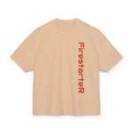 Unisex Oversize Graphic Box Tee-Firestarter