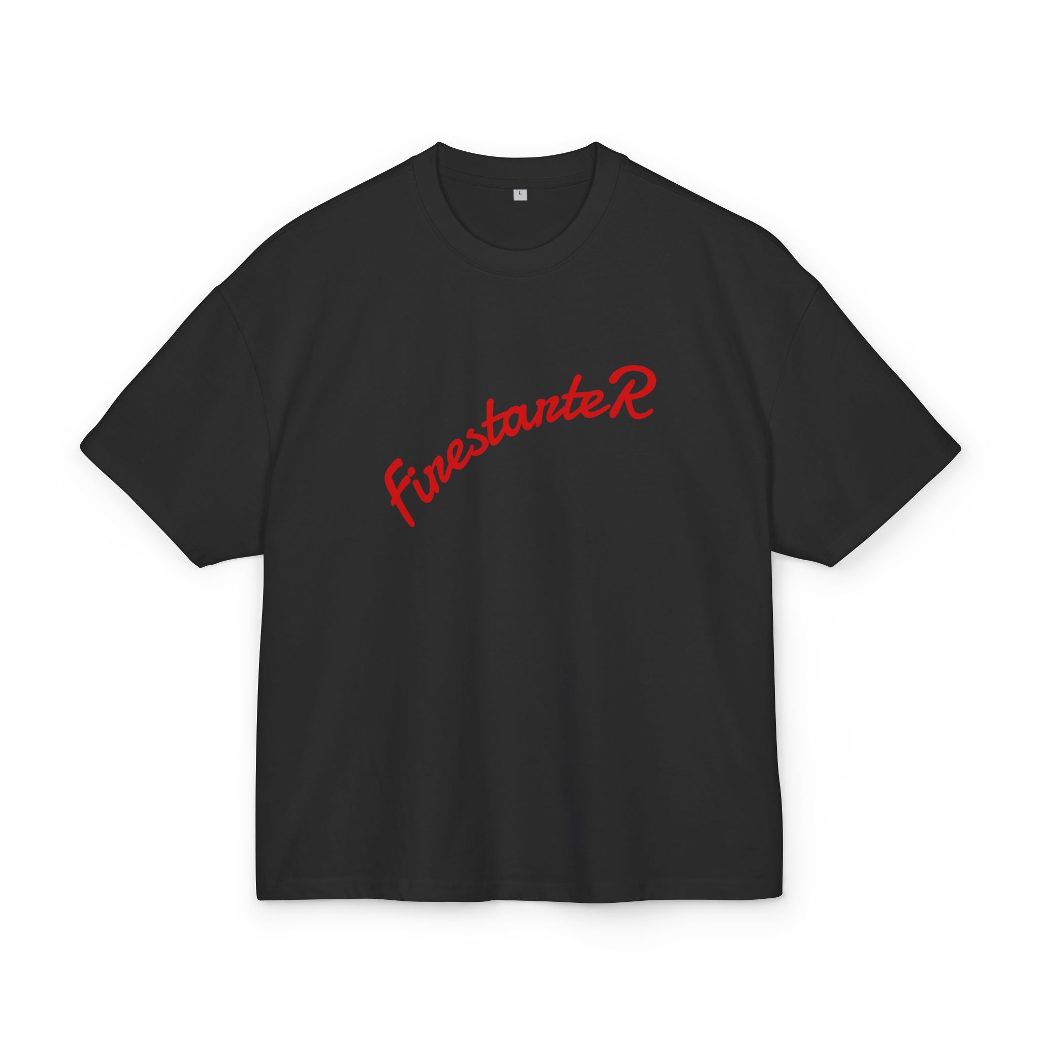 Unisex Oversize Graphic Box Tee-Firestarter