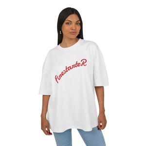 Unisex Oversize Graphic Box Tee-Firestarter