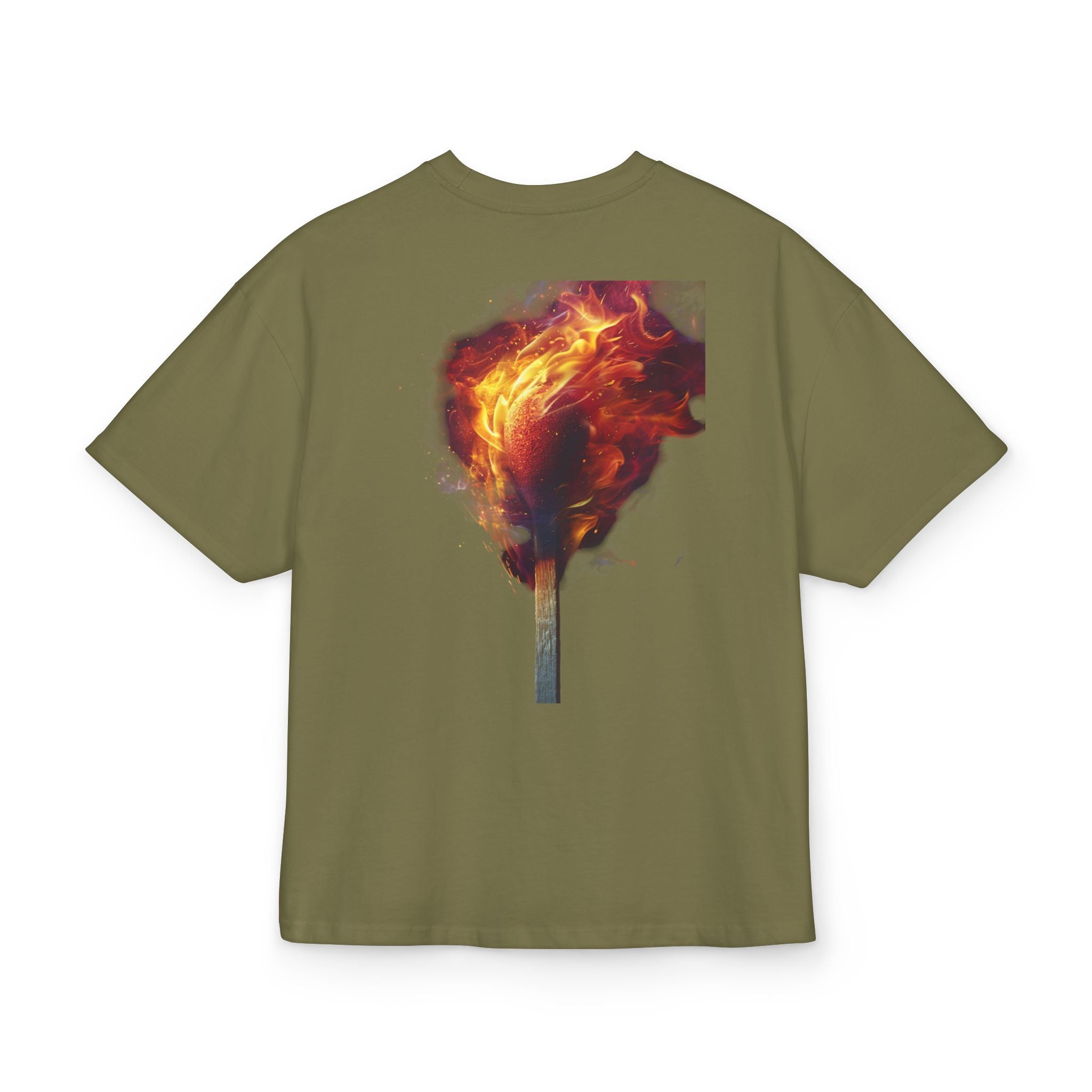 Unisex Oversize Graphic Box Tee-Firestarter