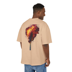 Unisex Oversize Graphic Box Tee-Firestarter