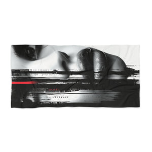 Artistic Abstract Beach Towel - Trendy Design for Summer Fun & Relaxation