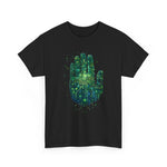 Galaxy Palm Green Cosmic