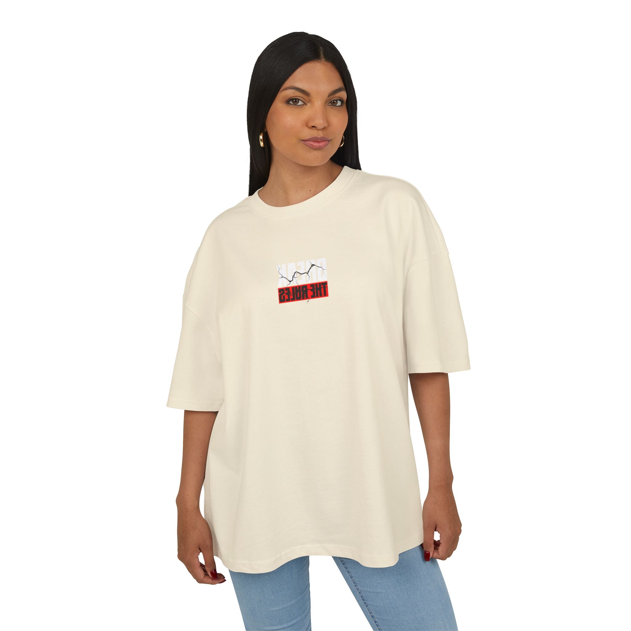 Skateboard Graphic Box Tee Dropped Shoulder Design - Unisex Heavy Cotton T-Shirt