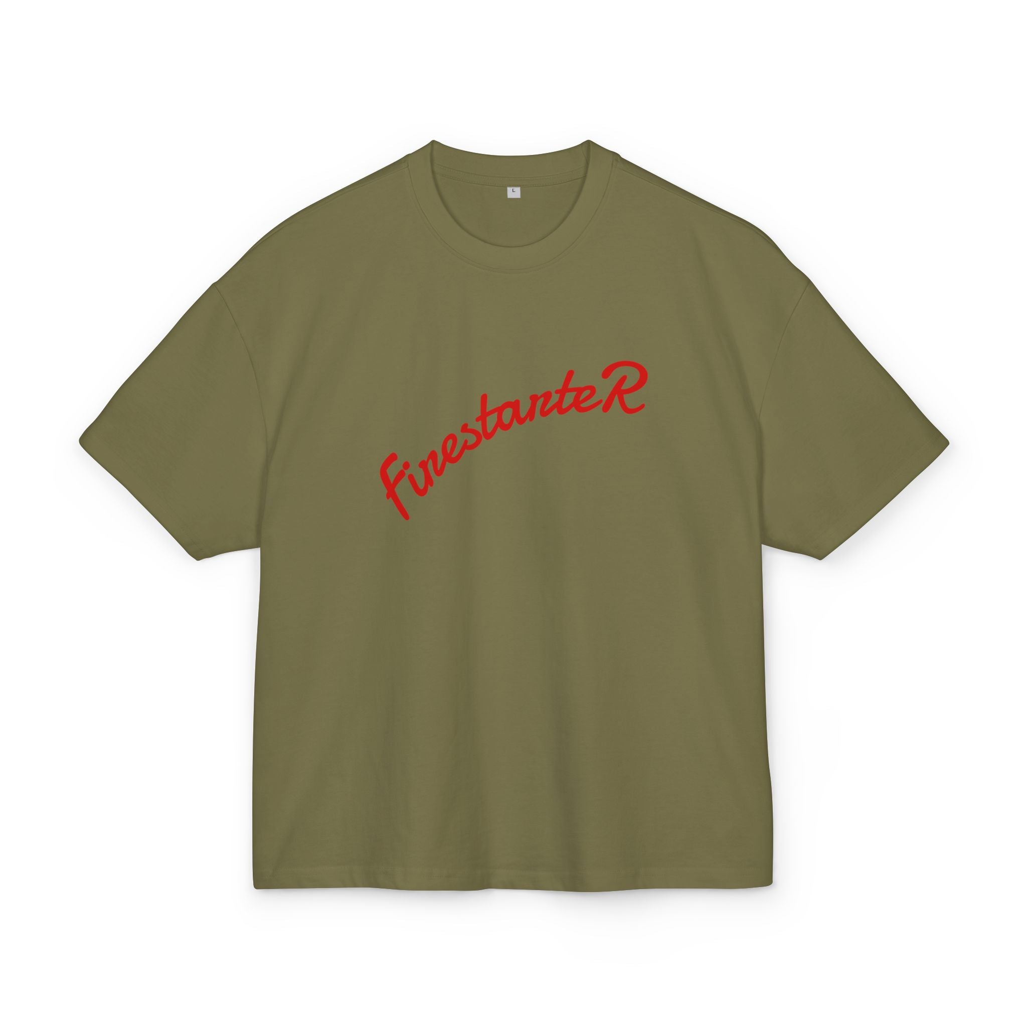 Unisex Oversize Graphic Box Tee-Firestarter