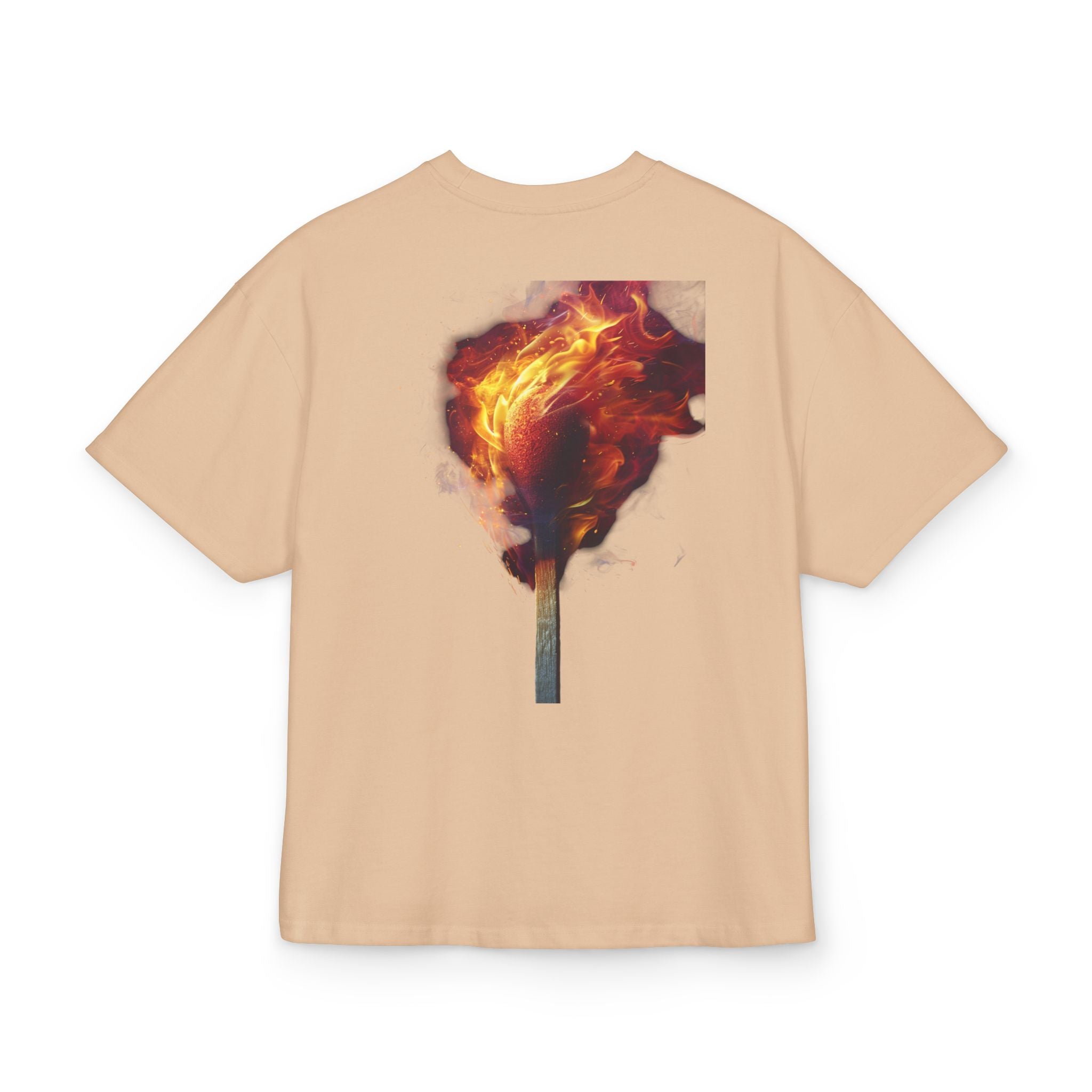 Unisex Oversize Graphic Box Tee-Firestarter