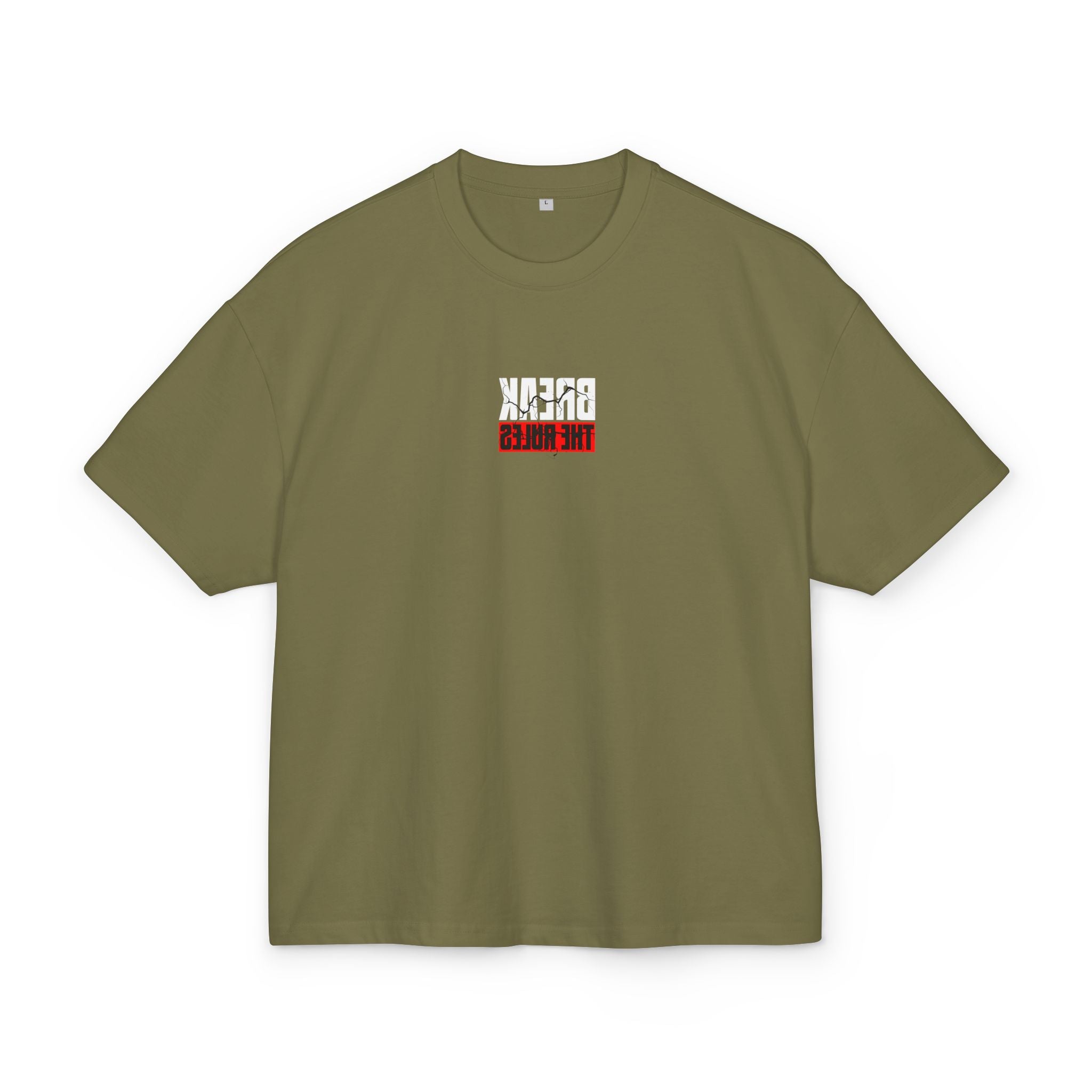 Skateboard Graphic Box Tee Dropped Shoulder Design - Unisex Heavy Cotton T-Shirt