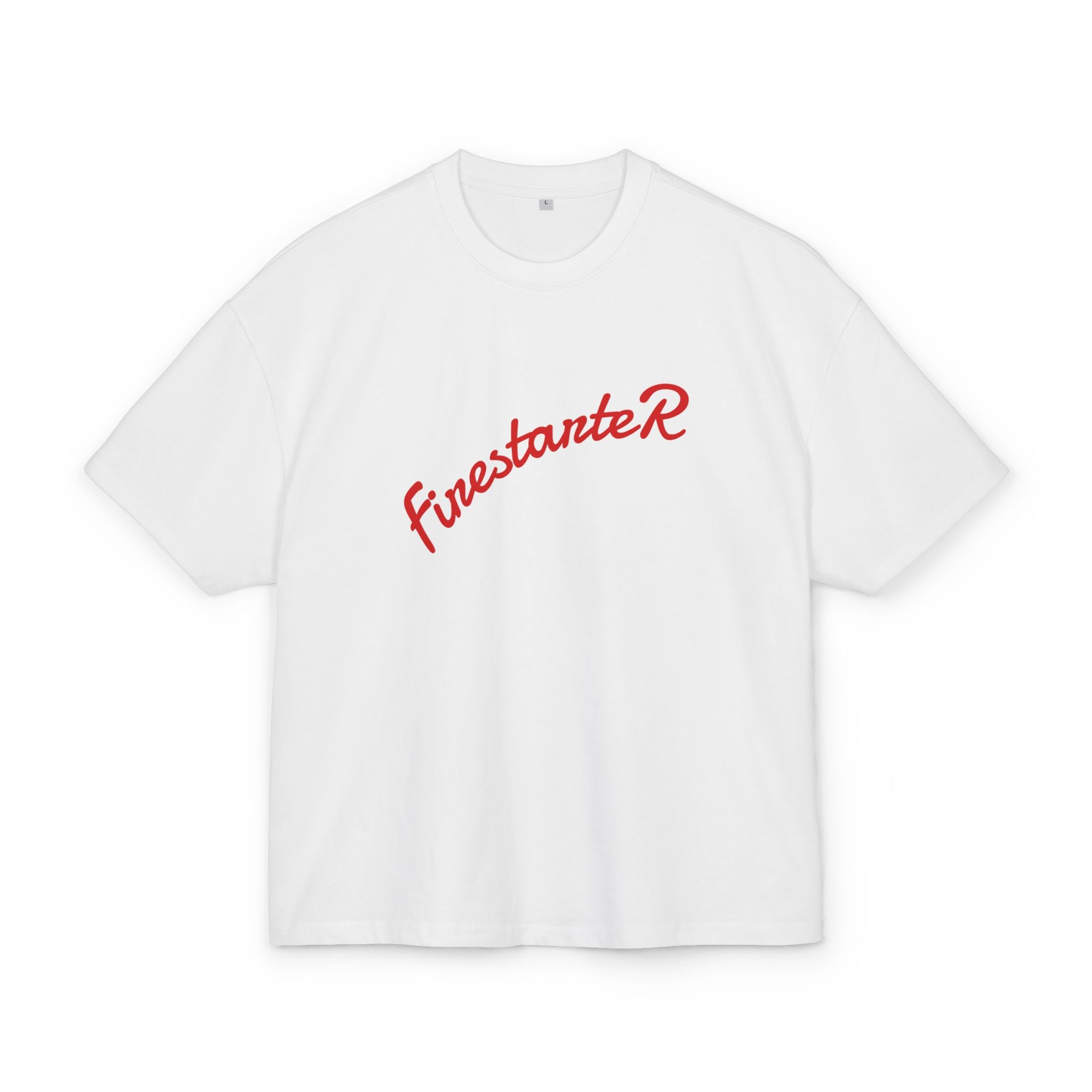 Unisex Oversize Graphic Box Tee-Firestarter
