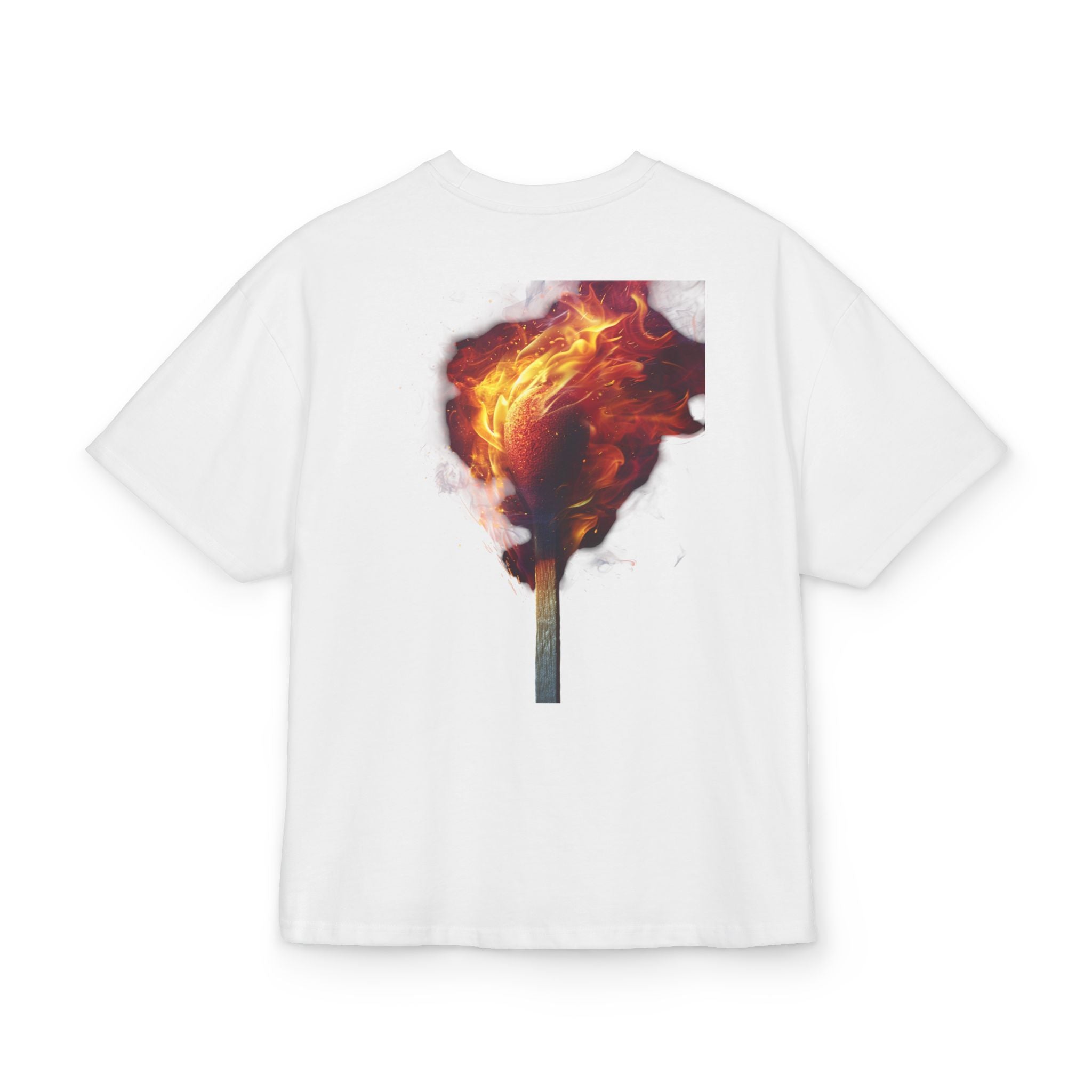 Unisex Oversize Graphic Box Tee-Firestarter