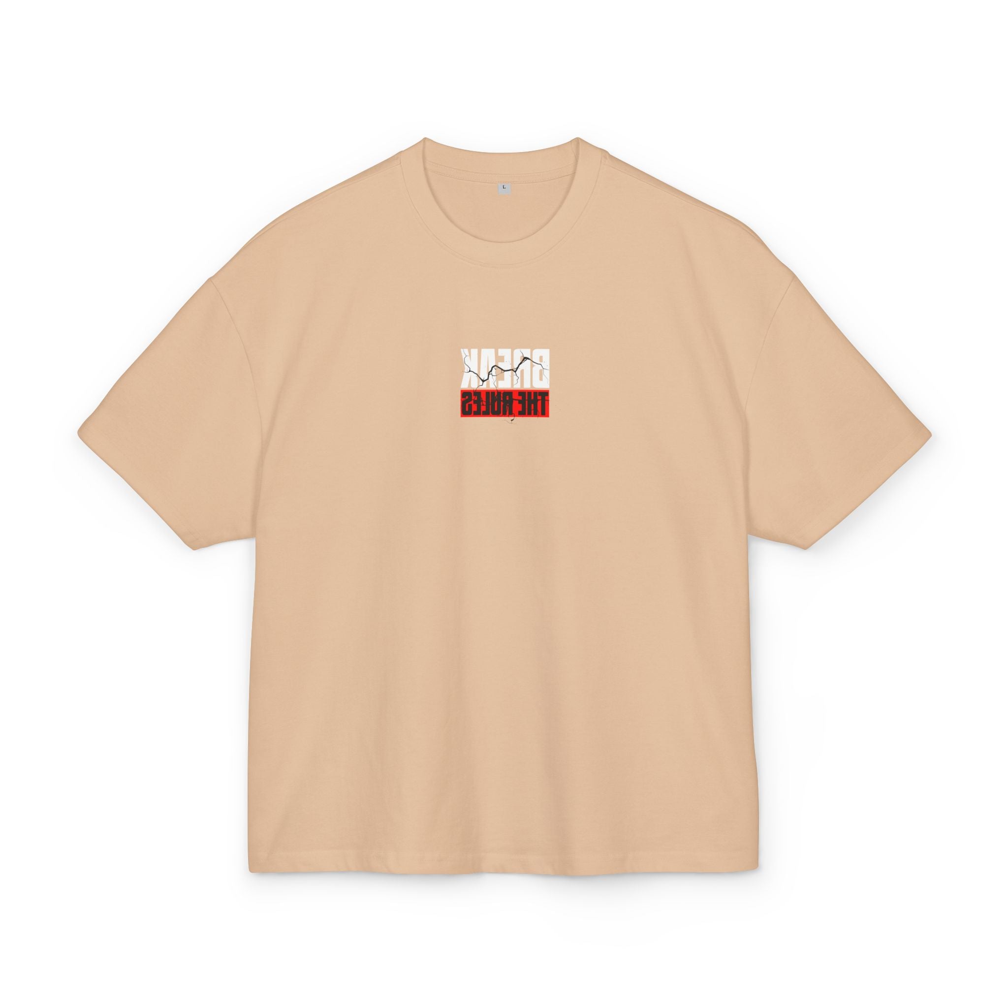 Skateboard Graphic Box Tee Dropped Shoulder Design - Unisex Heavy Cotton T-Shirt