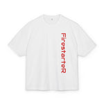 Unisex Oversize Graphic Box Tee-Firestarter