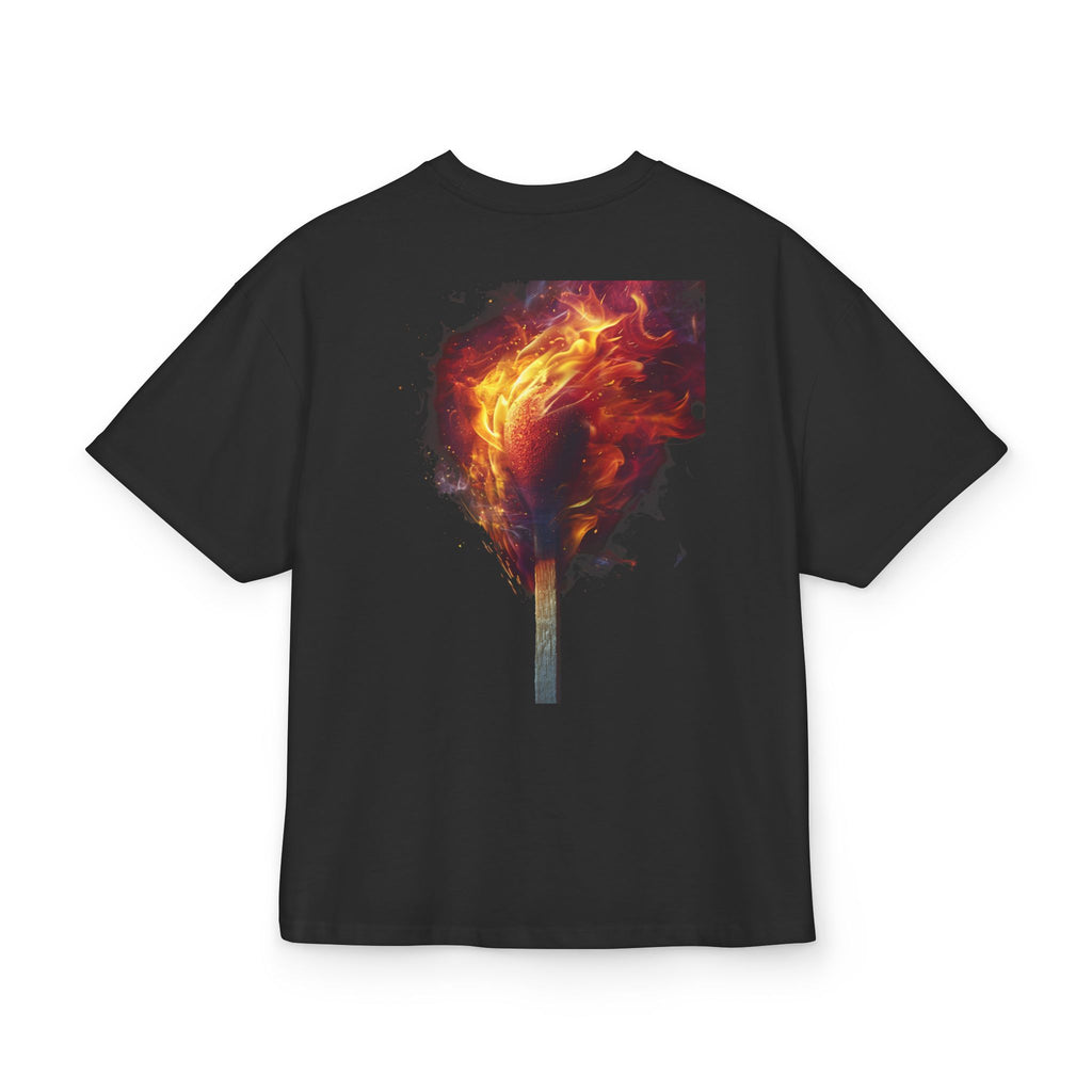 Unisex Oversize Graphic Box Tee-Firestarter