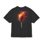 Unisex Oversize Graphic Box Tee-Firestarter