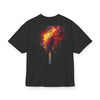 Unisex Oversize Graphic Box Tee-Firestarter