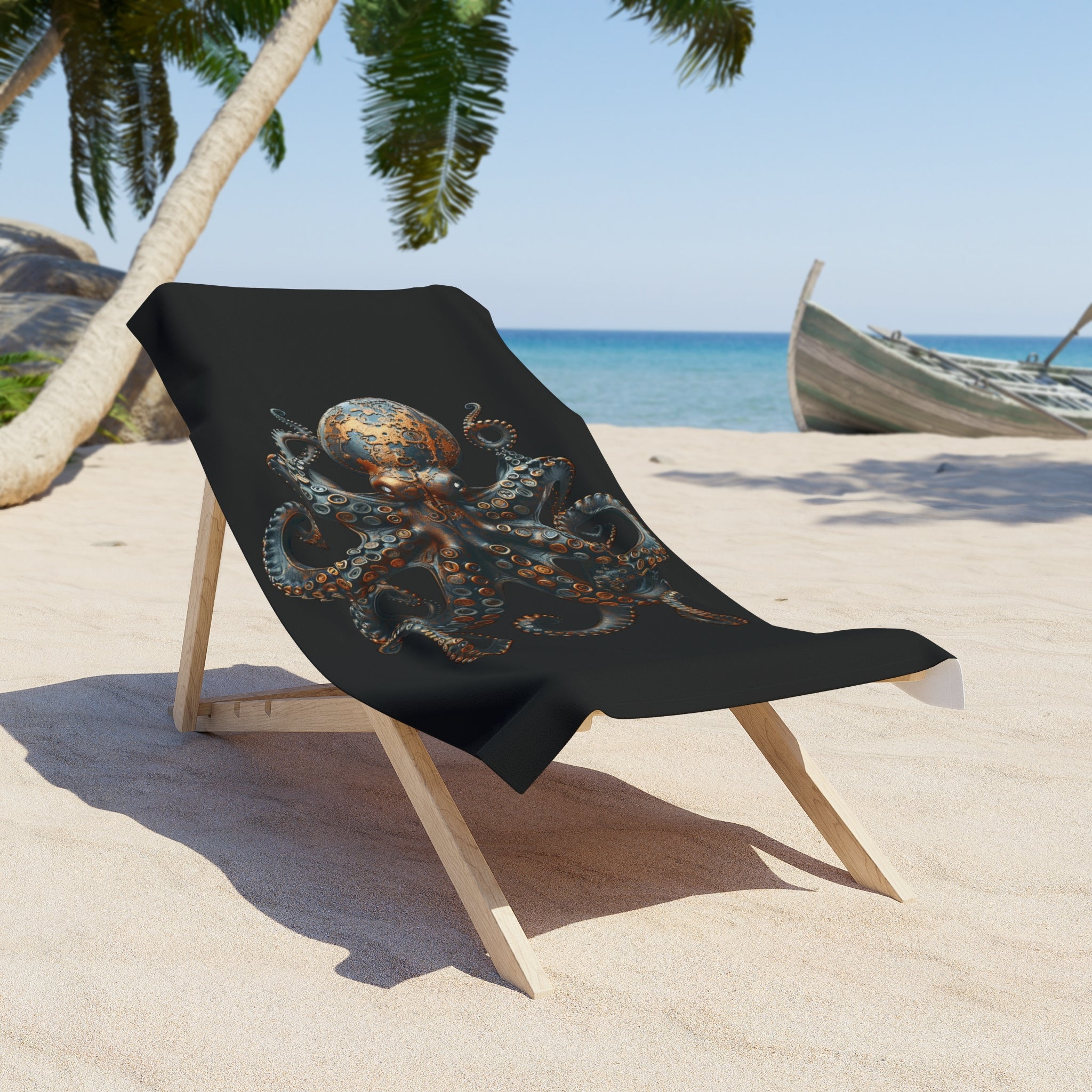 Ocean Vibes Octopus Beach Towel - Perfect for Summer Fun