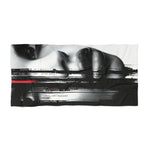 Artistic Abstract Beach Towel - Trendy Design for Summer Fun & Relaxation