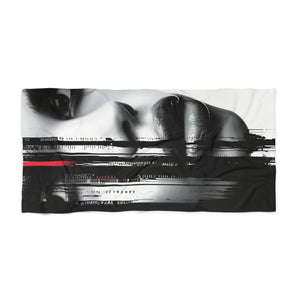 Artistic Abstract Beach Towel - Trendy Design for Summer Fun & Relaxation