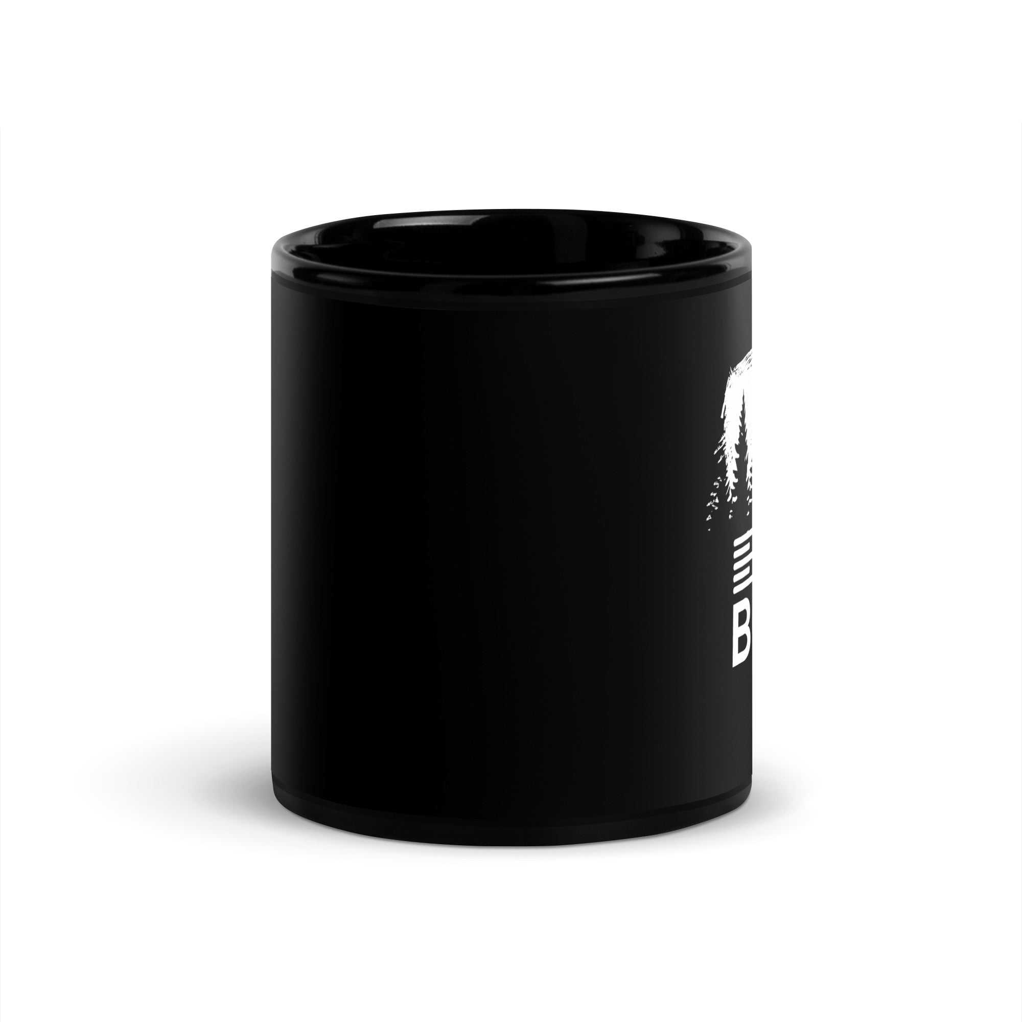 "BE BOLD" Black Glossy Mug