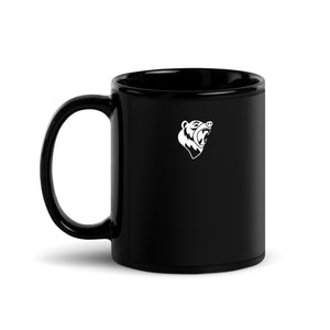 "BE BOLD" Black Glossy Mug