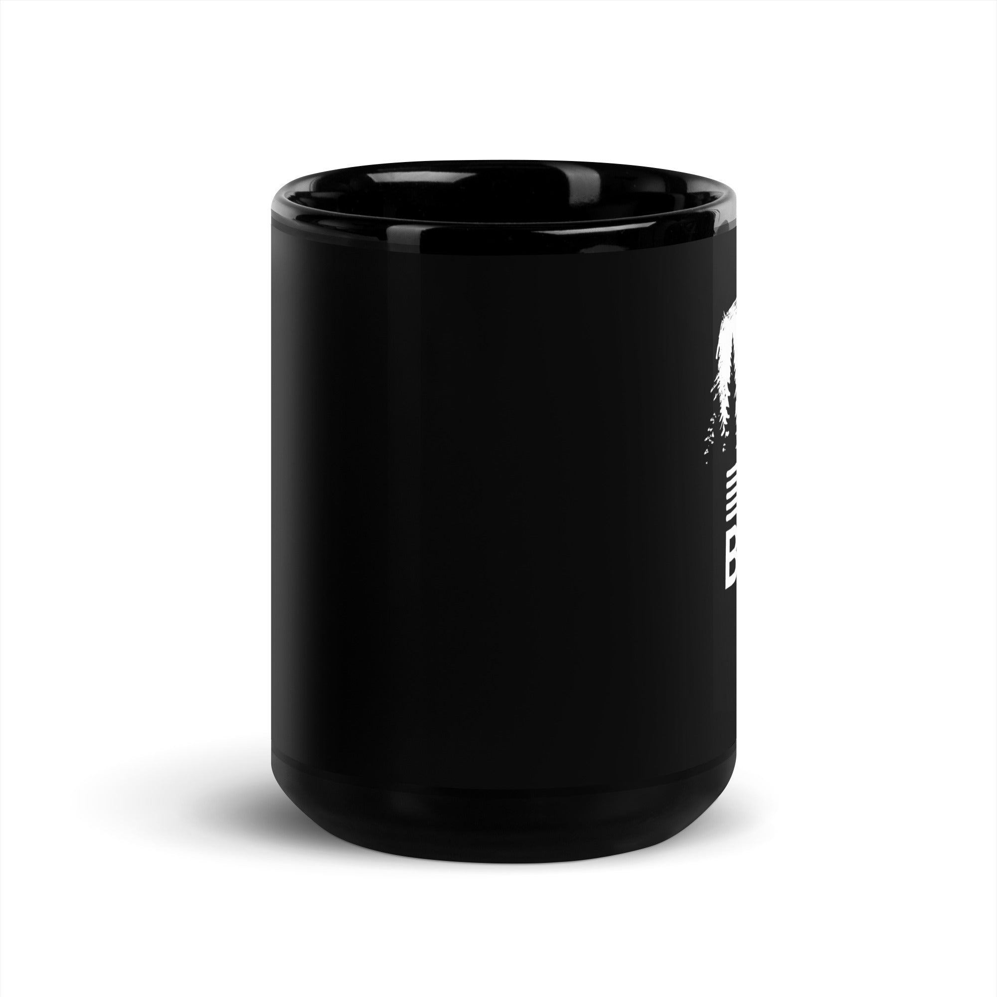 "BE BOLD" Black Glossy Mug