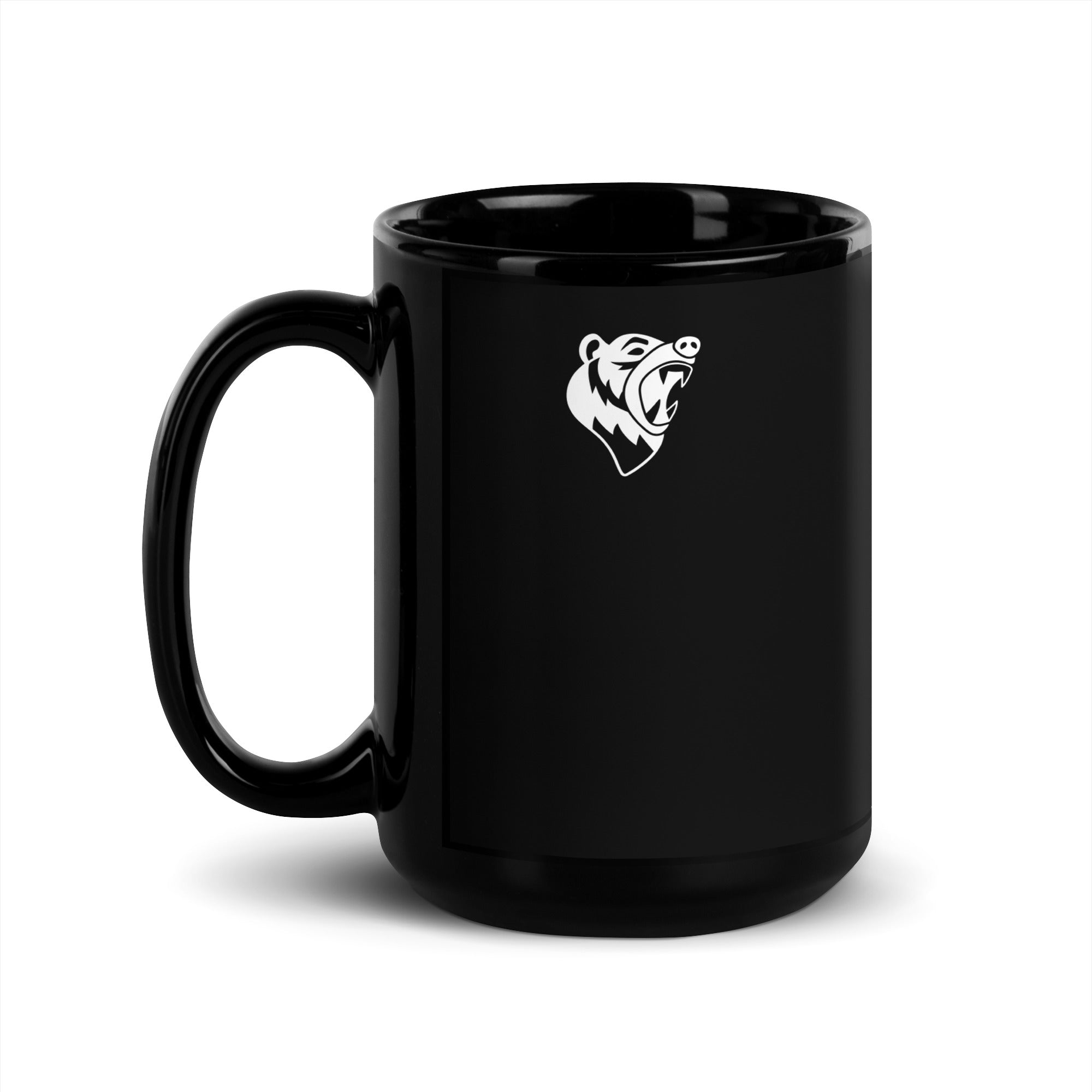 "BE BOLD" Black Glossy Mug