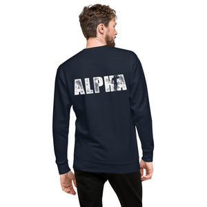 "ALPHA" Unisex Premium Sweatshirt