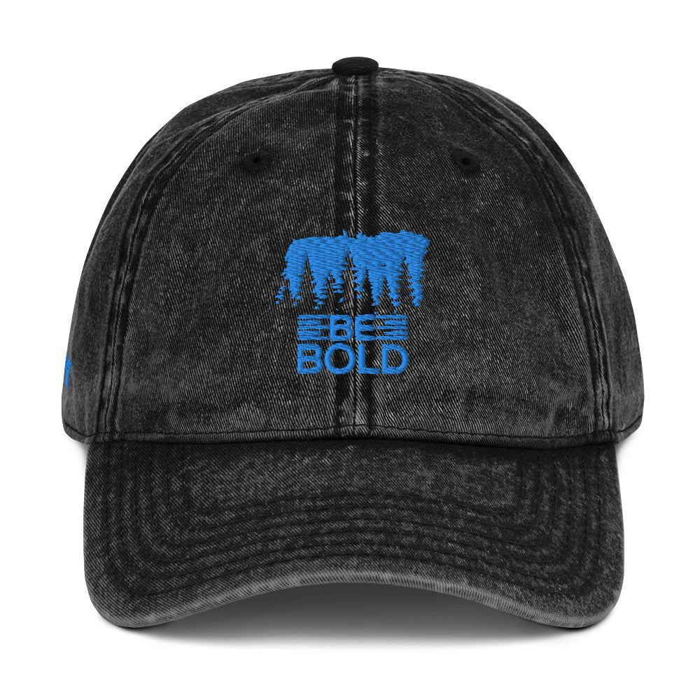 "BE BOLD" Vintage Cotton Twill Cap